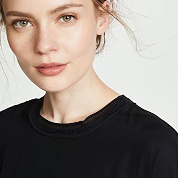 VINCE SIDE TIE CREW NECK T-SHIRT DRESS - Picture 5 of 16